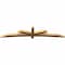 Ekena Millwork Alberta Rough Sawn Timber Gable Bracket, Western Red Cedar, 108"W x 22"H x 4"D x 4"F, 5/12 Pitch GBW108X22X0404ALB00RWR - alternate 4